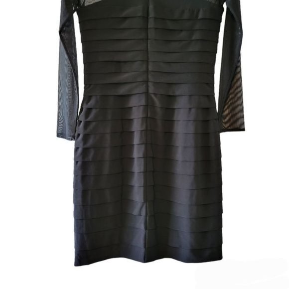 Ralph Lauren Mesh Mini Black Dress Size 10. - Picture 14 of 15